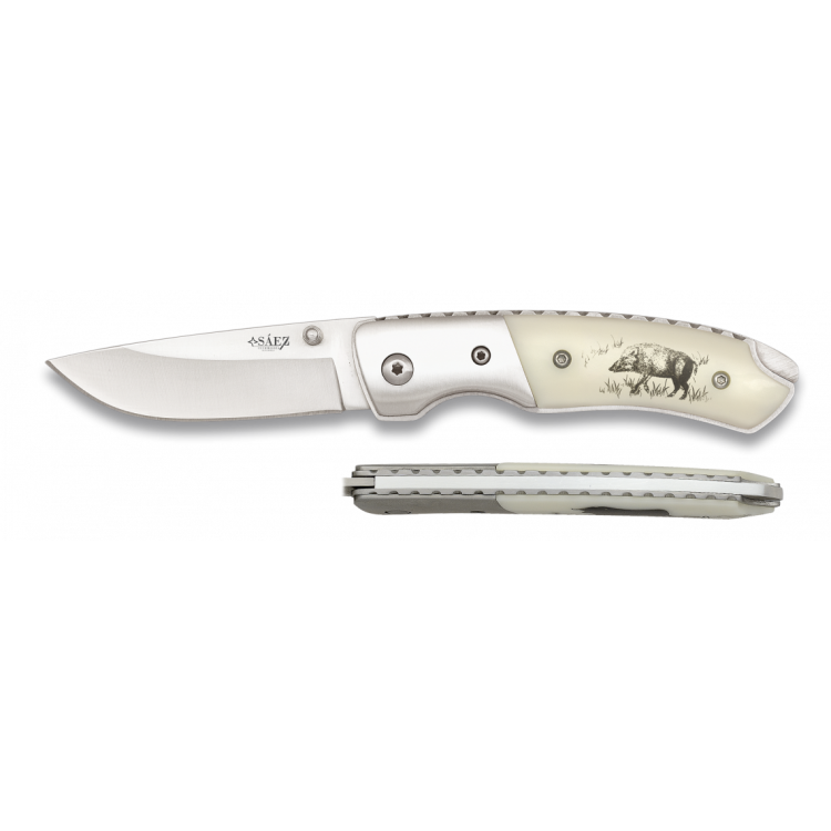 Navaja Deluxe Jabalí Personalizable | 6,5 y 8 cm