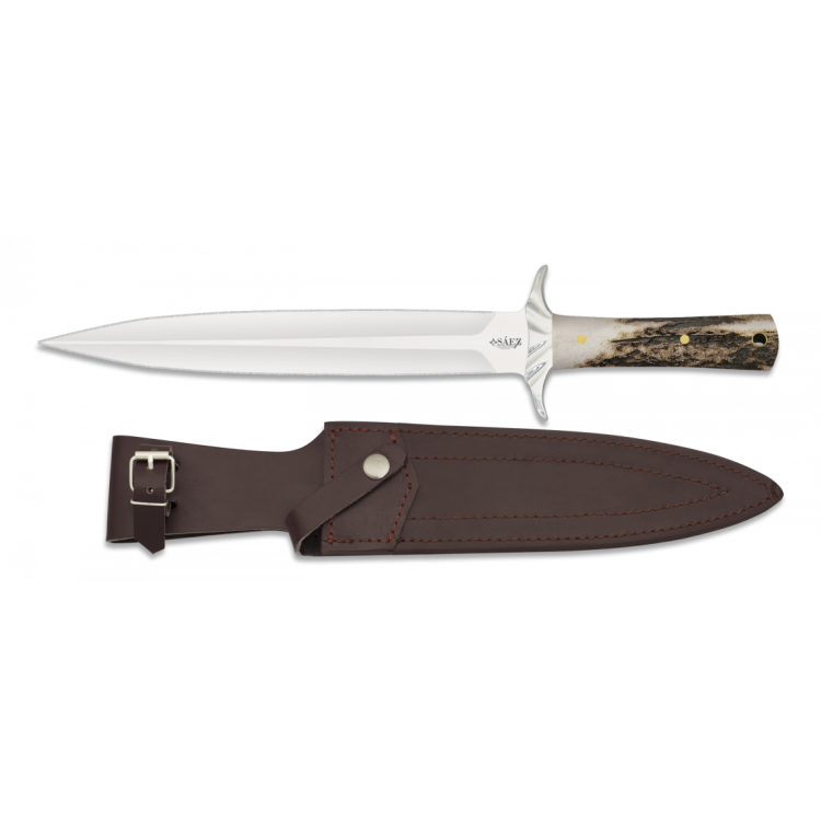 Cuchillo de Remate con Asta de Ciervo