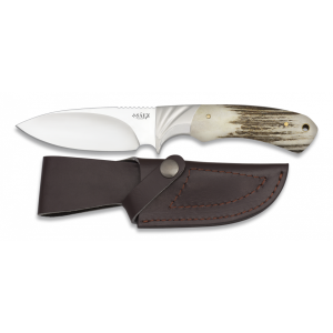 Cuchillo para Desollar con Mango de Ciervo