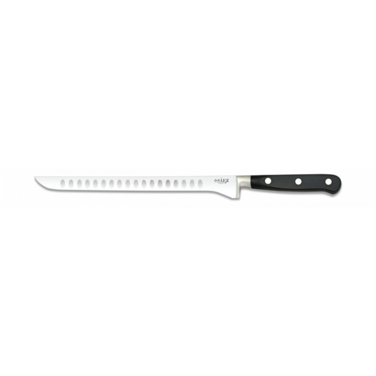 Cuchillo jamonero alveolado Sáez Élite 25 cm