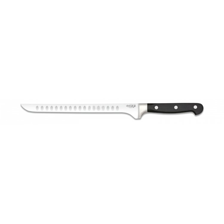 Cuchillo jamonero alveolado Sáez Legado de 25 cm